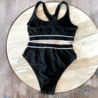 New letter woven swimsuit