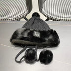 Ear protection knitted hat