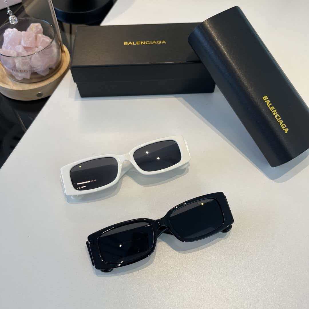 Retro flat frame leaf shaped sunglasses