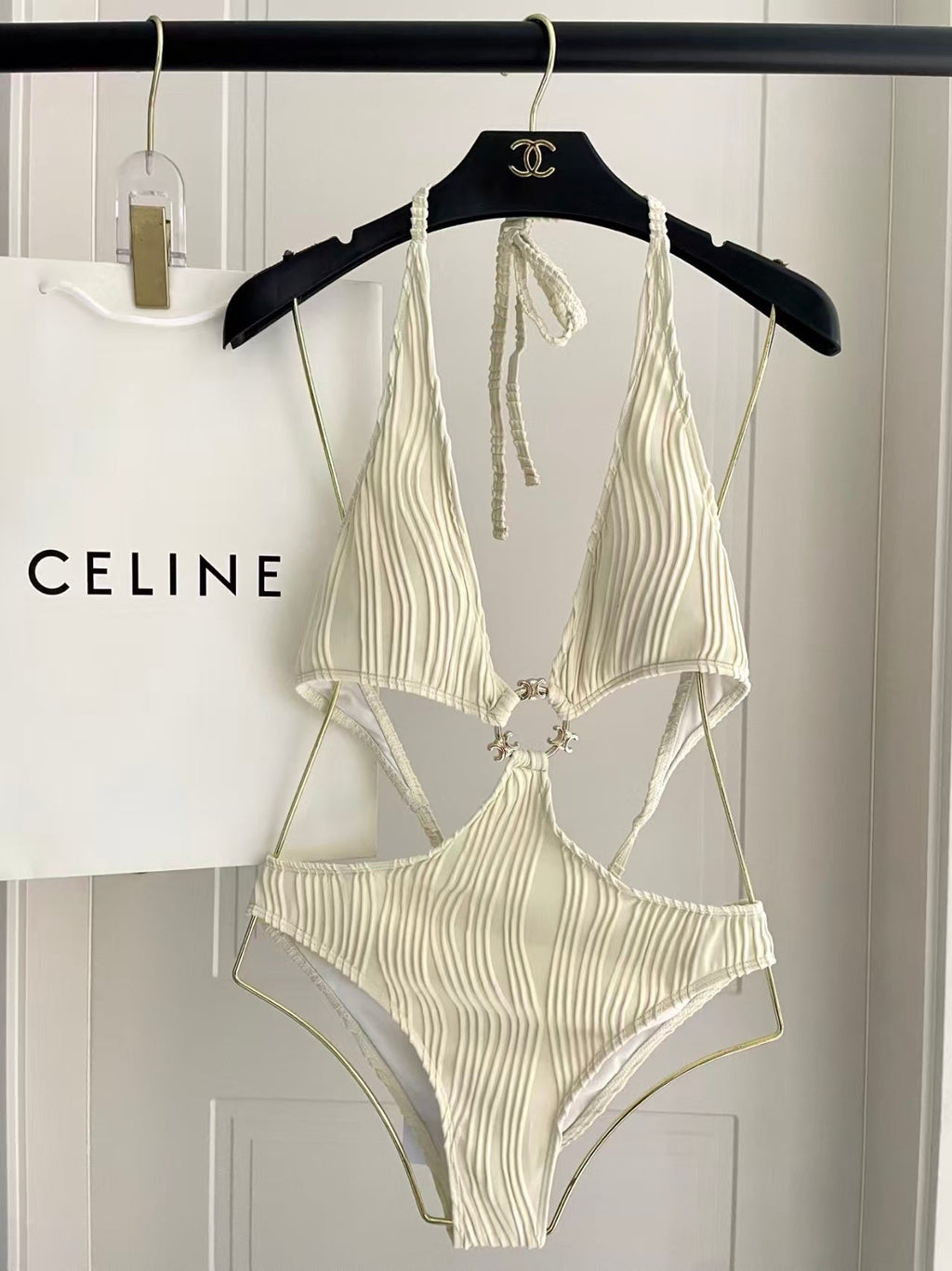 New retro patterned swimsuit