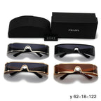 Unique One-Piece Square Sunglasses