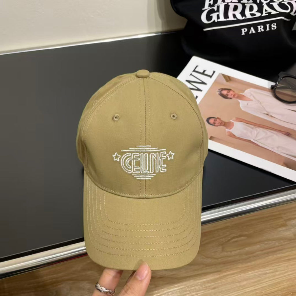 Embroidered letter baseball cap