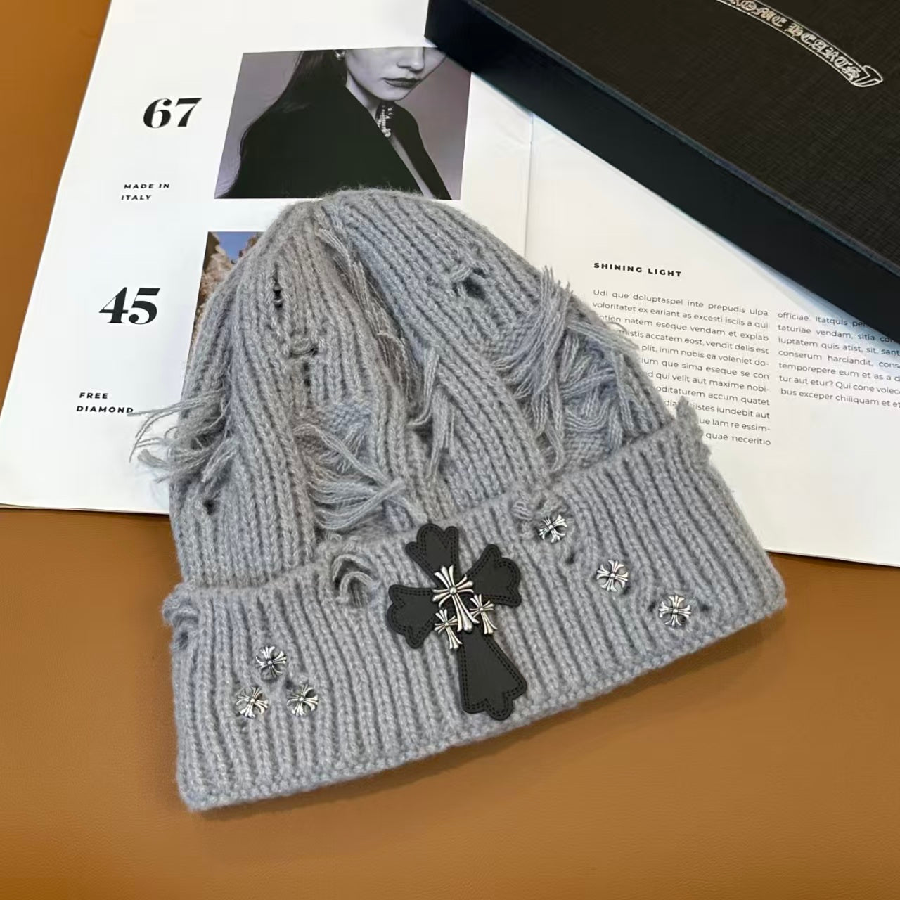 New Cross Knitted Hat