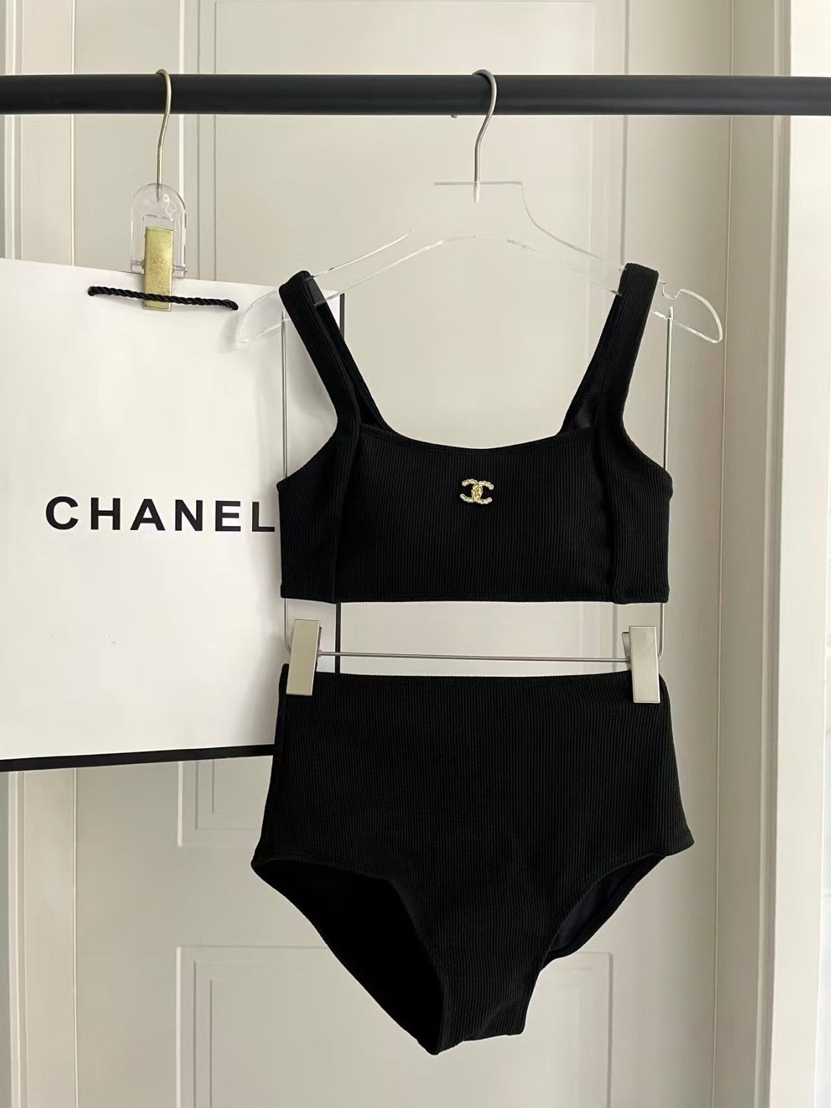 New split swimsuit