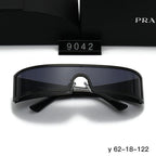 Unique One-Piece Square Sunglasses