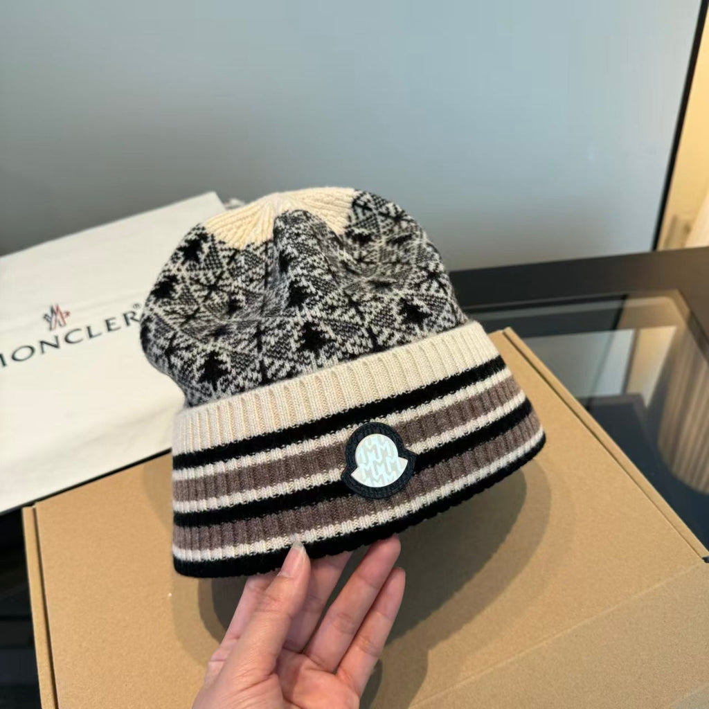 New wool yarn cap