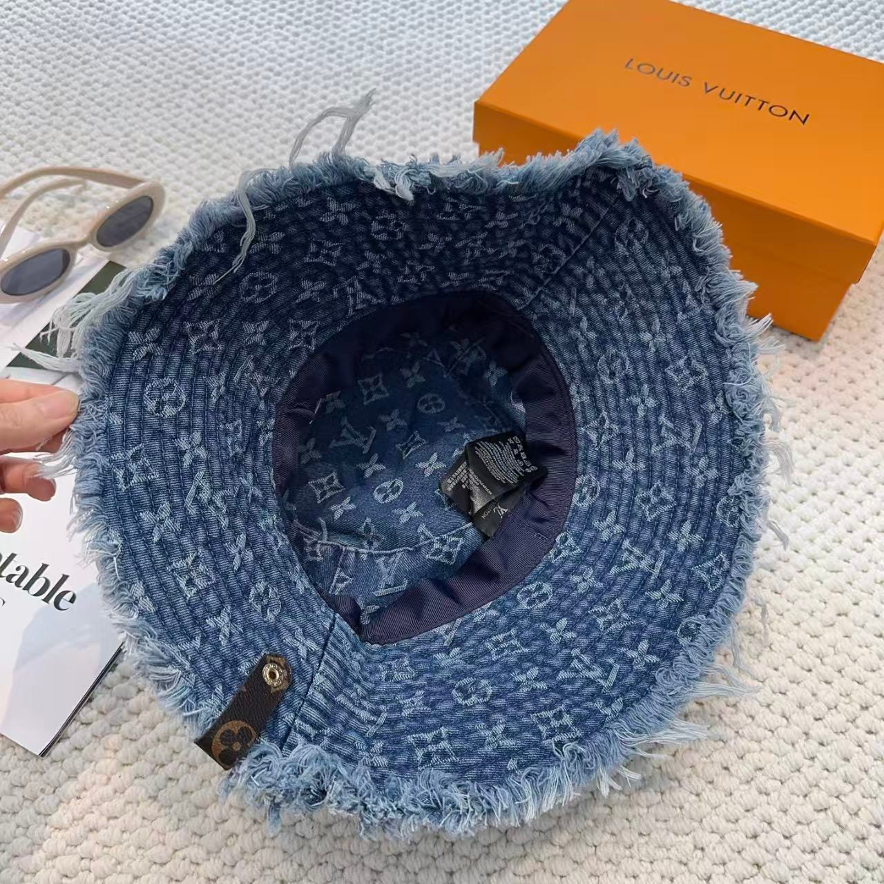 New soft denim fisherman hat