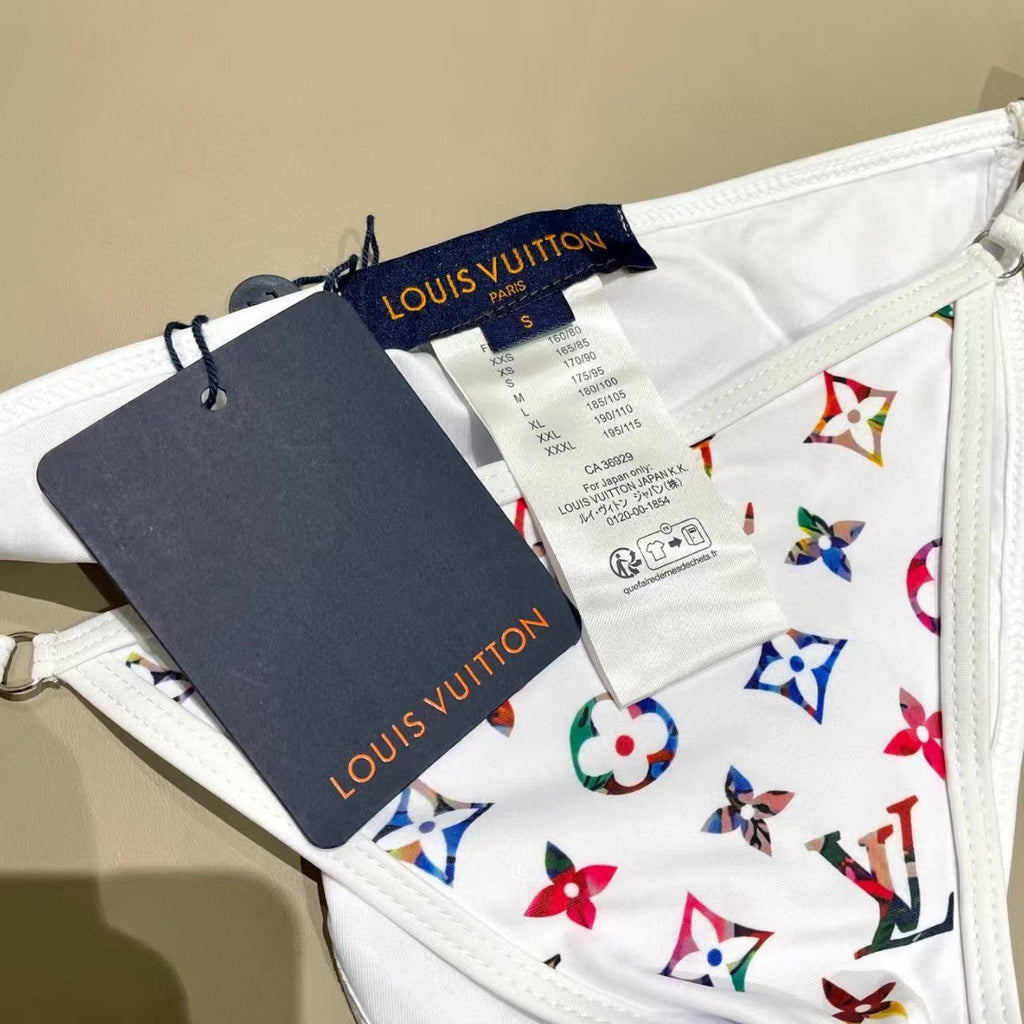 New printed letter swimsuit
