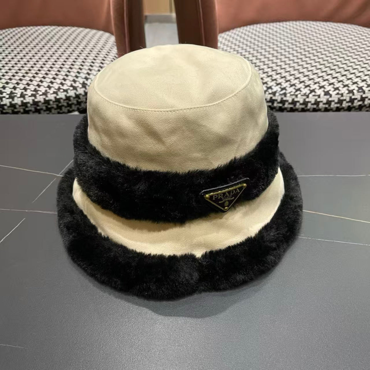 New furry fisherman hat