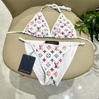 New printed letter swimsuit