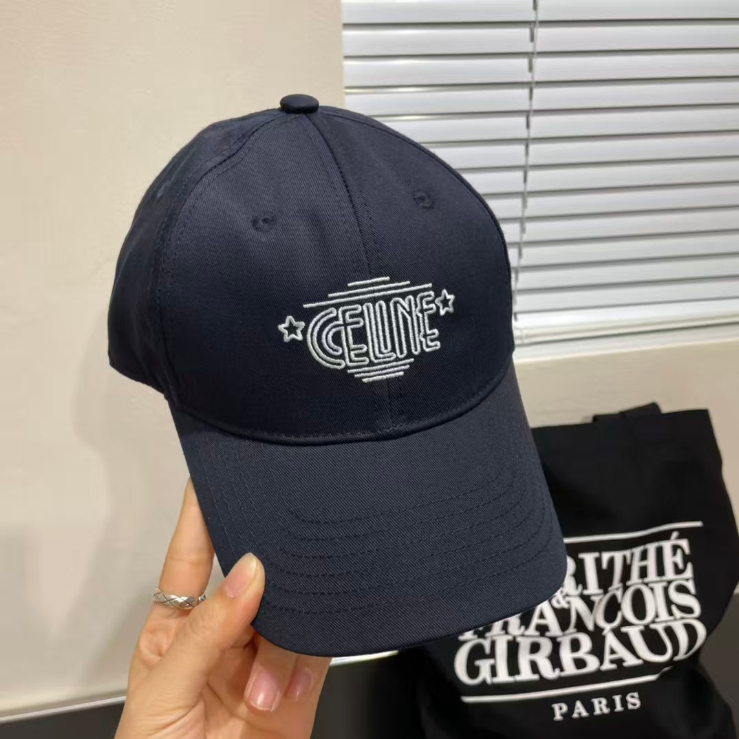 Embroidered letter baseball cap