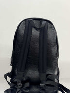 Oil cured leather backpack