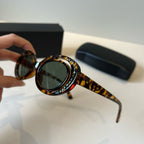 Explosive elliptical sunglasses
