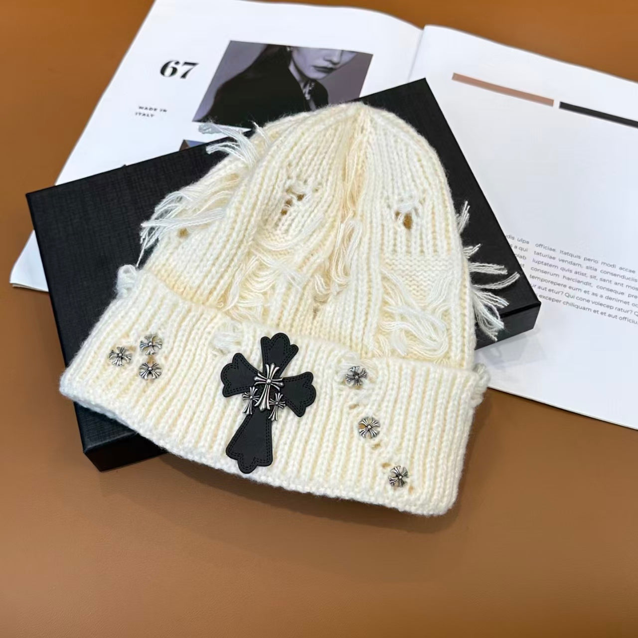 New Cross Knitted Hat