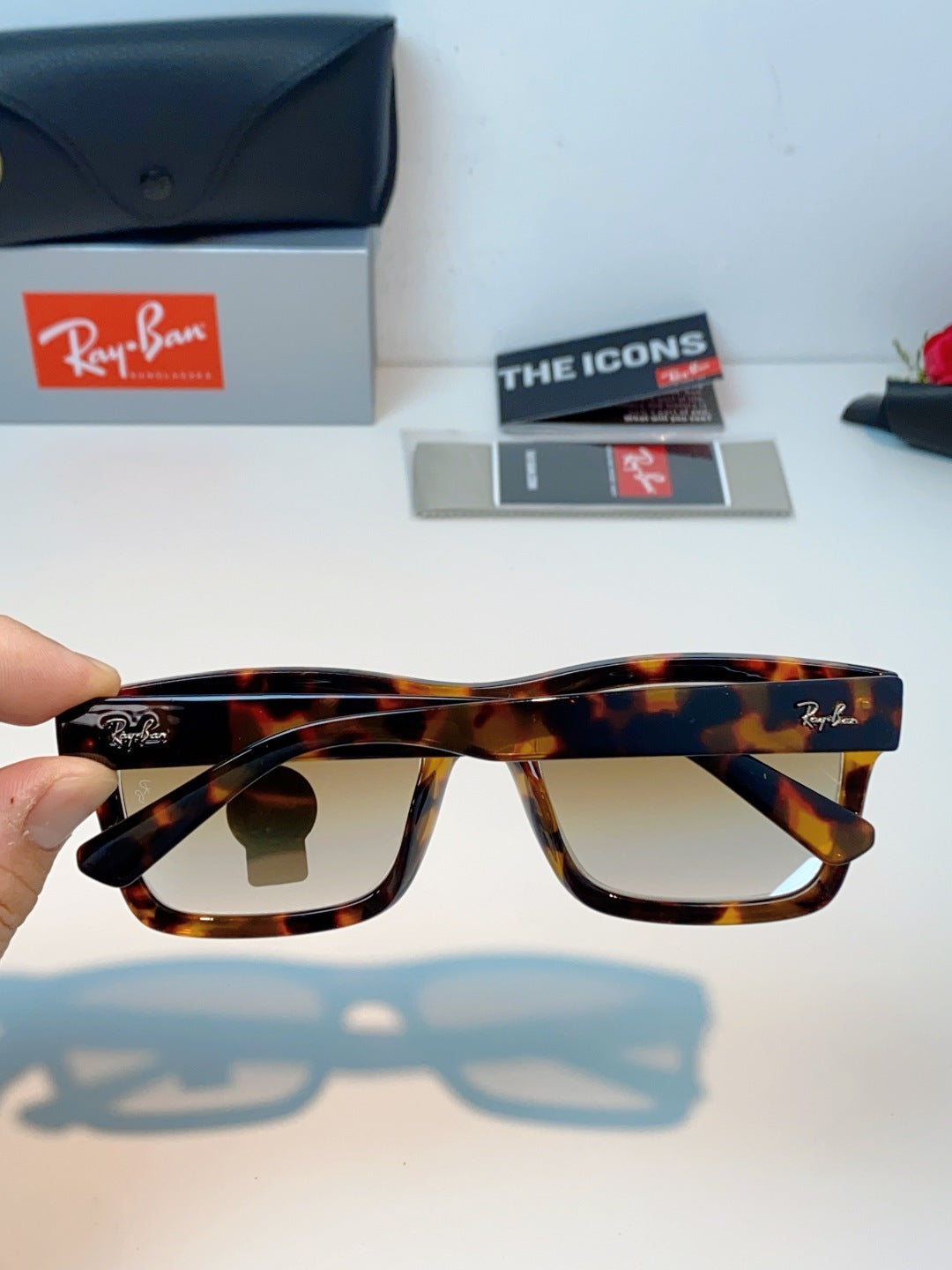 High quality tempered glass sunglasses for men