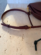 Horizontal Half Half Moon Bag Saddle Bag