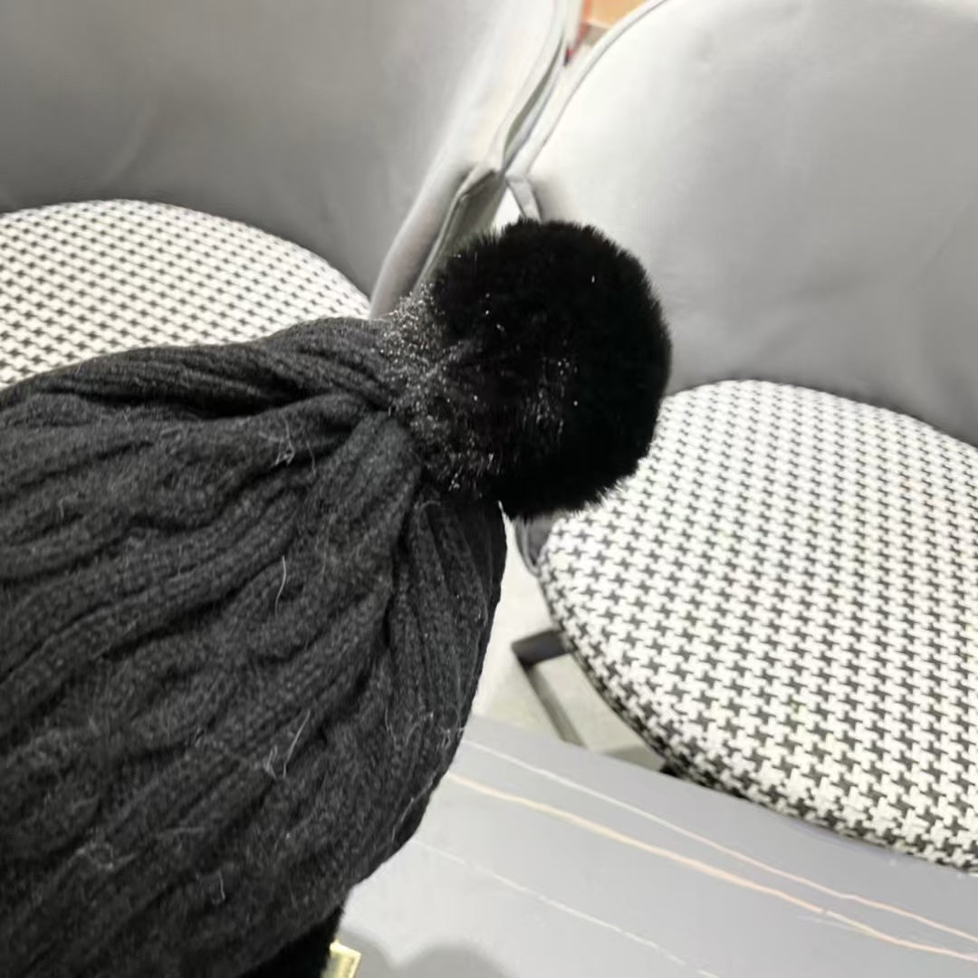 Ear protection knitted hat