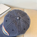 Explosive letter embroidered baseball cap