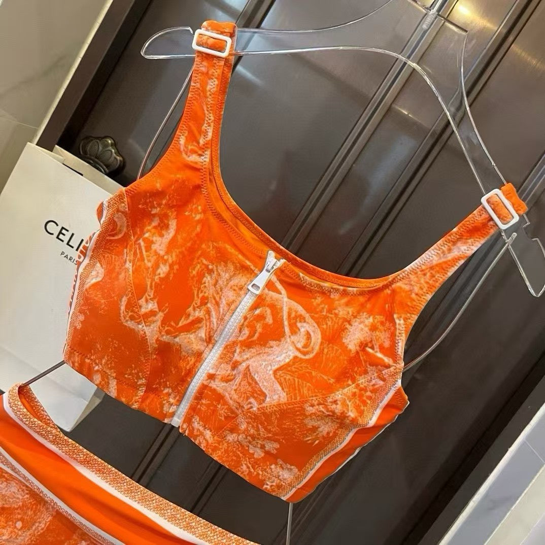 Hot selling sports split swimsuit