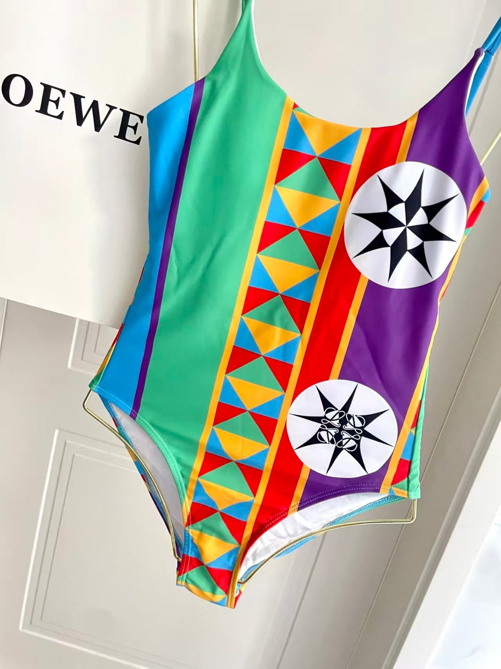 New one-piece printed swimsuit