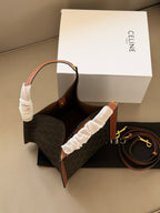 Small cube bucket bag tote bag