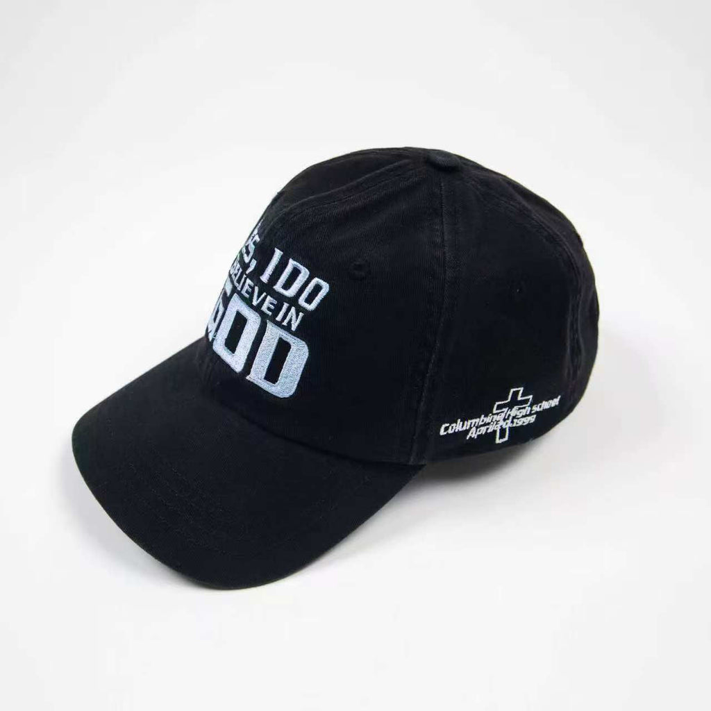 New embroidered letter baseball cap