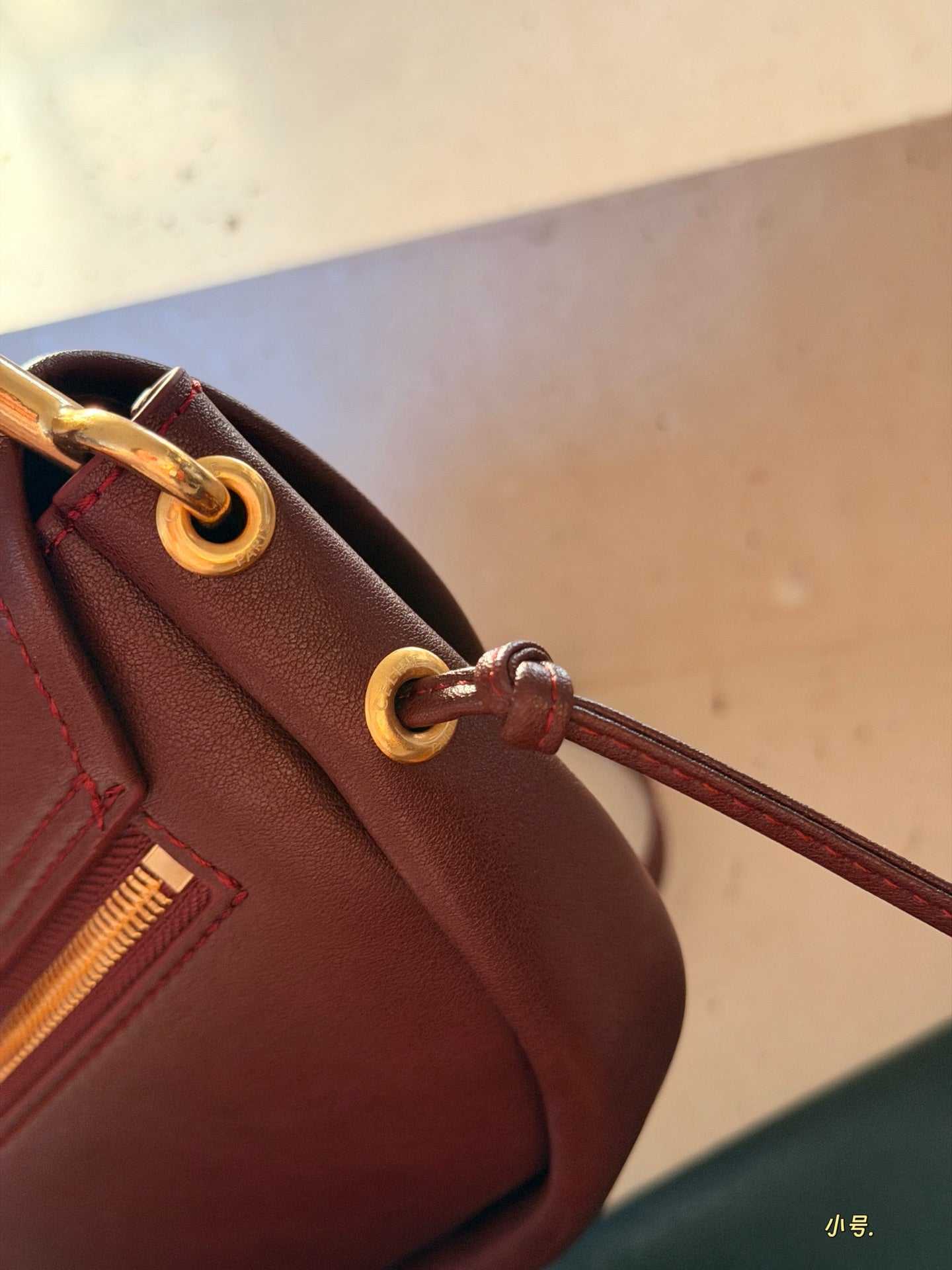 Horizontal Half Half Moon Bag Saddle Bag