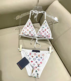New printed letter swimsuit