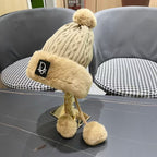 Ear protection knitted hat