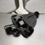 Ear protection knitted hat