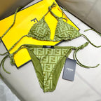 New split camisole swimsuit