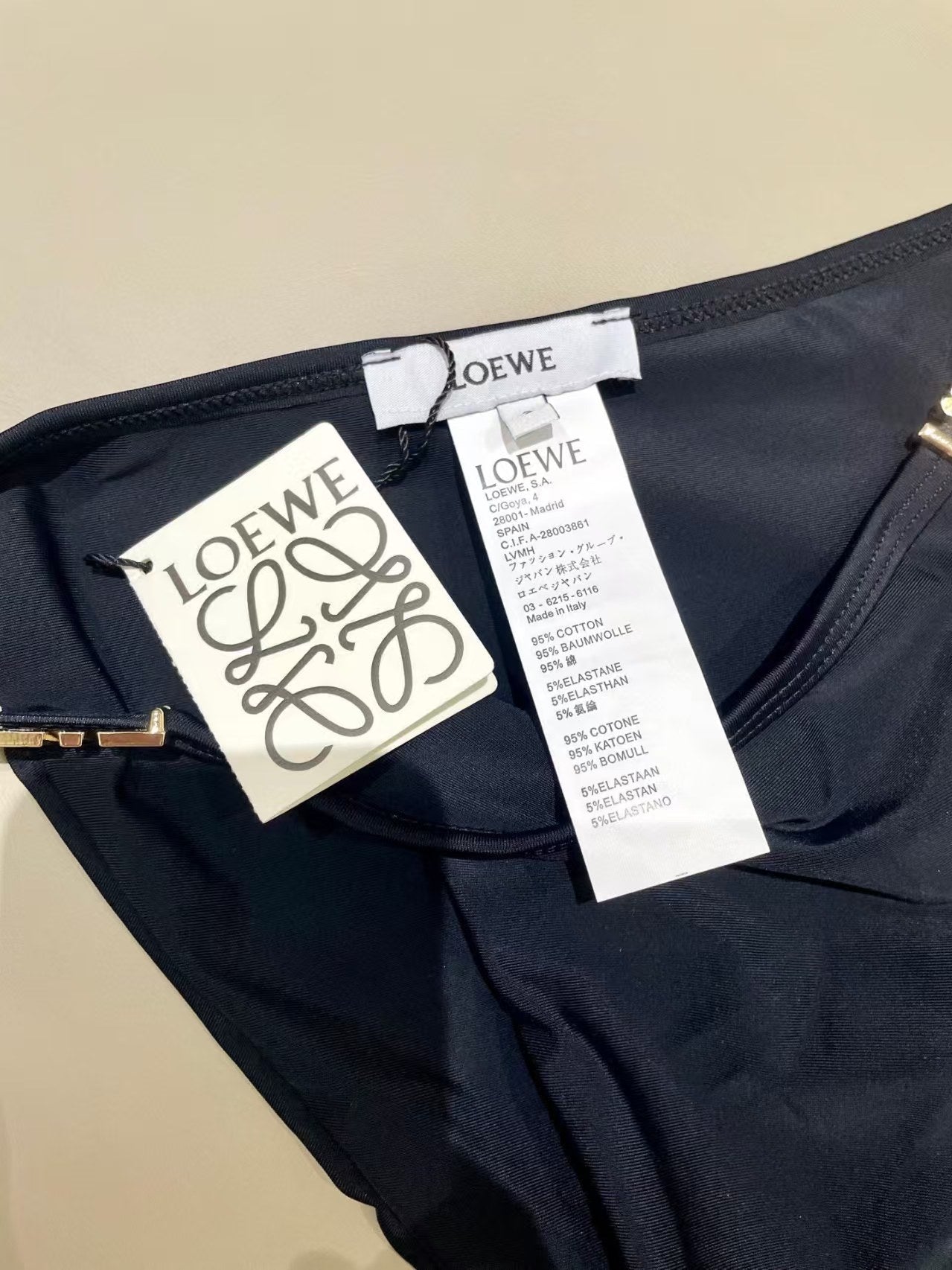 New split swimsuit