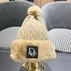 Ear protection knitted hat