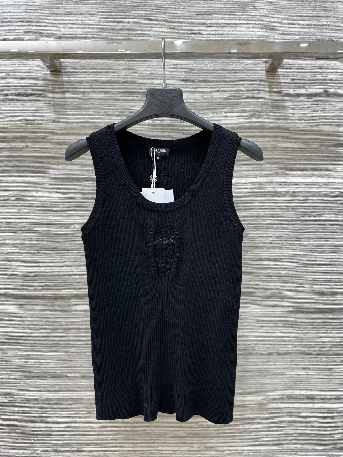 25 autumn and winter new product heart logo intarsia knitted vest