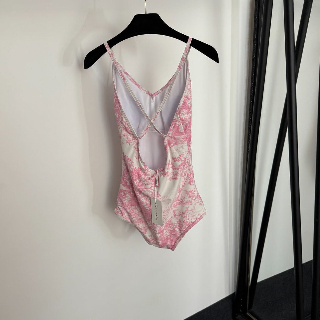 25 New Bikini Set, Animal Forest Print One-Piece Swimsuit + Beach Sun Skirt