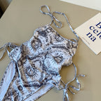 25 Sun Print One Piece Swimsuit