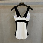 25 Black and White One-piece Swimsuit