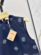 25ss Linen print vest