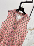 25fw ruffle vest