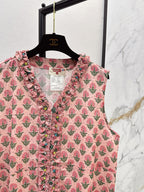25fw ruffle vest