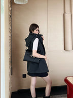 25fw embroidered vest