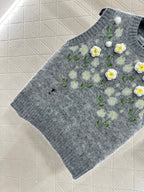 25fw 3D Crochet Knitted Vest