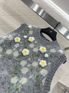 25fw 3D Crochet Knitted Vest