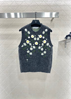 25fw 3D Crochet Knitted Vest