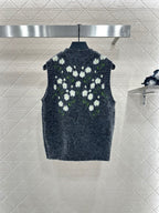 25fw 3D Crochet Knitted Vest