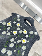 25fw 3D Crochet Knitted Vest