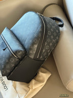 Half circle zipper discovery backpack