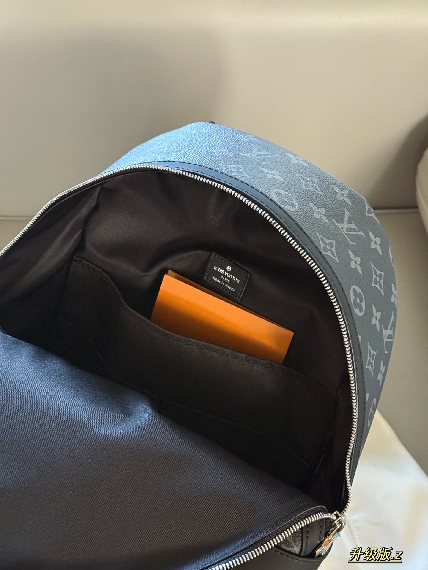 Half circle zipper discovery backpack